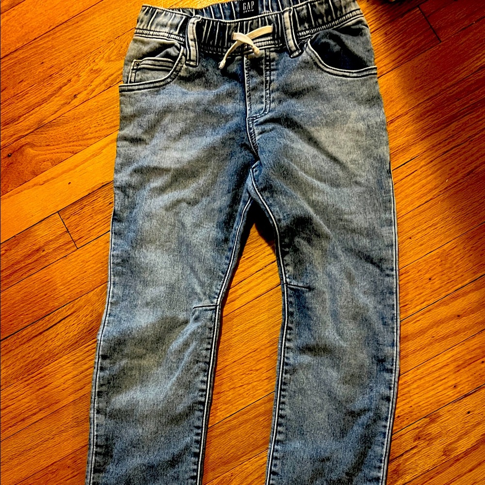 GAP Kids Classic Blue Jeans with Drawstringelsstic waist slim.